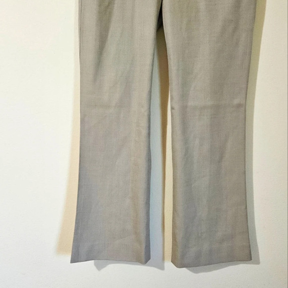 Theory Wool Straight Full Length Trousers - Picture 3 of 5